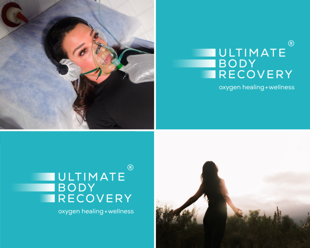 Former Miss South Africa, Suzette Van Der Merwe at Ultimate Body Recovery, undergoing oxygen therapy.